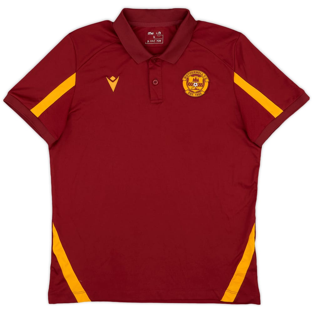 2019-20 Motherwell Macron Polo Shirt - 8/10 - (M)