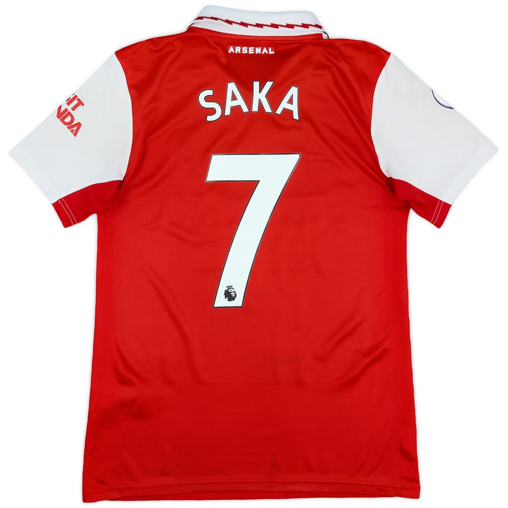 2022-23 Arsenal Home Shirt Saka #7 - 5/10 - (S)