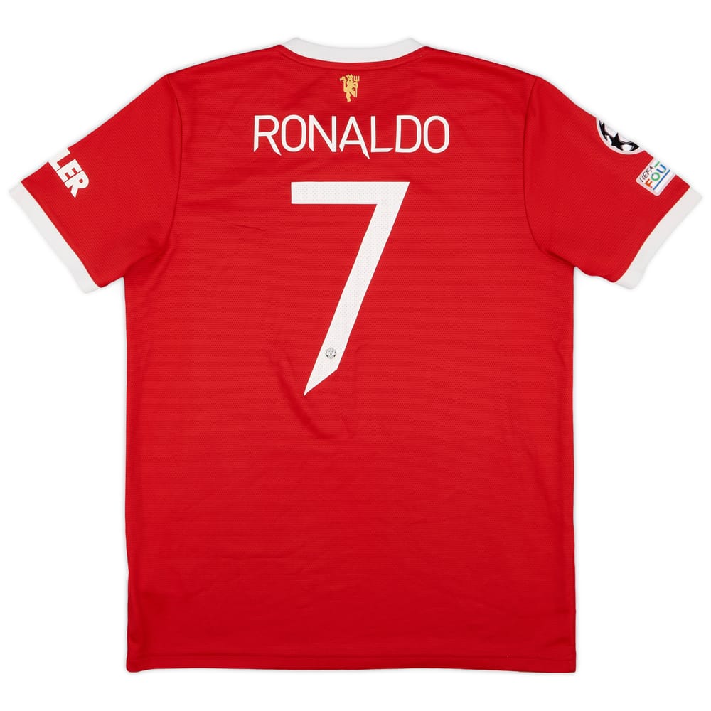 2021-22 Manchester United Home Shirt Ronaldo #7 - 8/10 - (L)