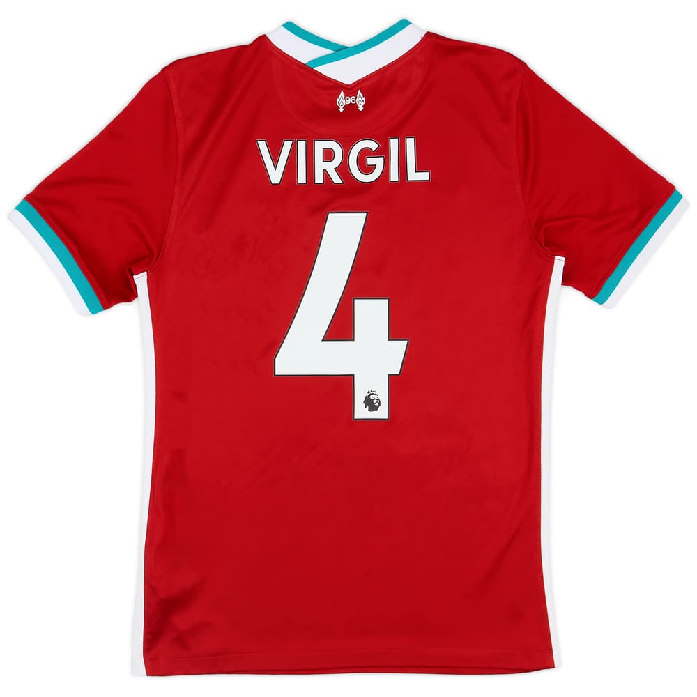2020-21 Liverpool Home Shirt Virgil #4 - 9/10 - (S)