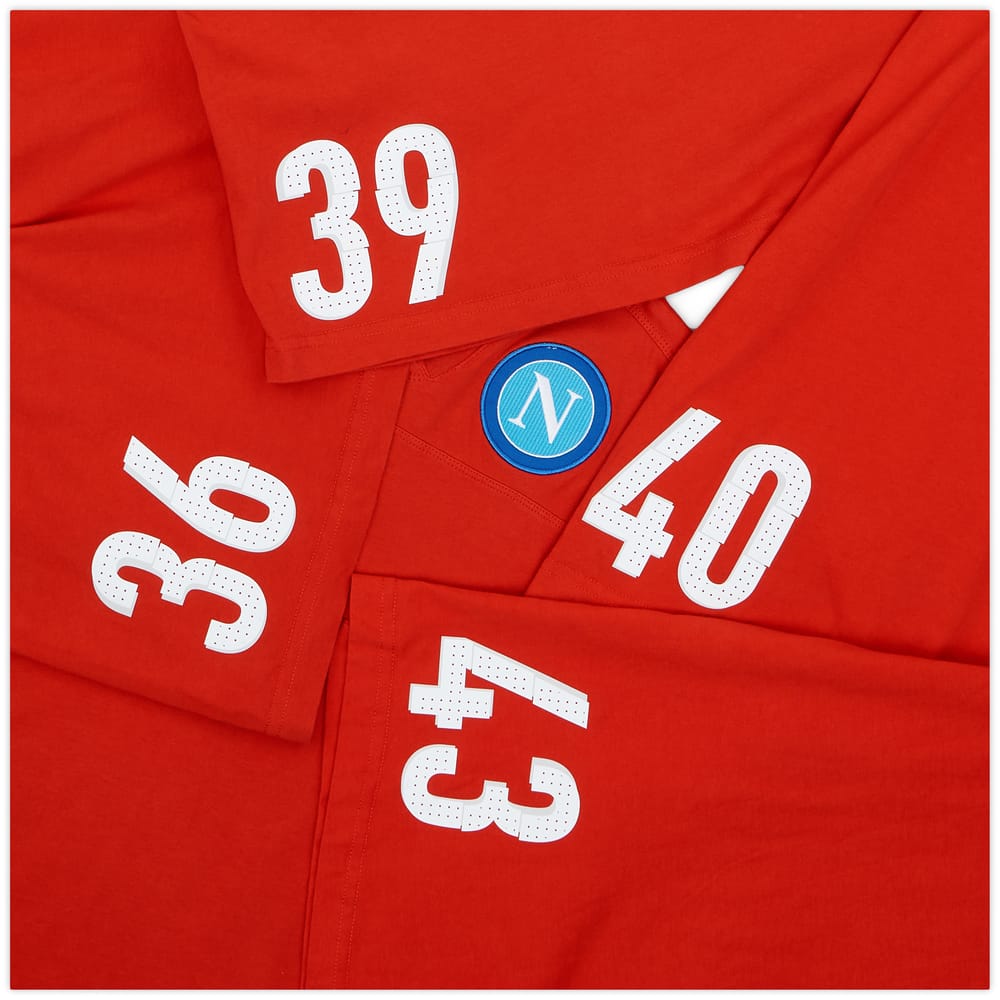 2016-17 Napoli Player Issue Training Shirt # - 6/10