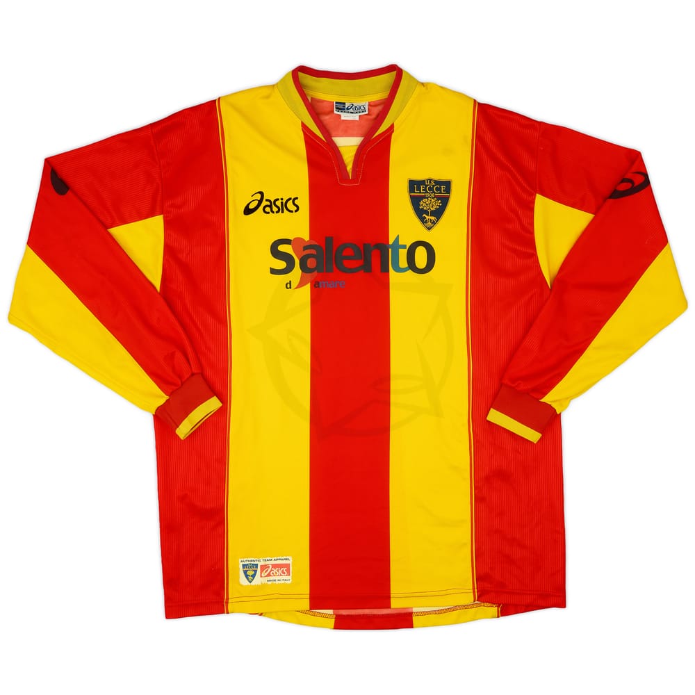 2002-03 Lecce Home L/S Shirt - 6/10 - (XXL)