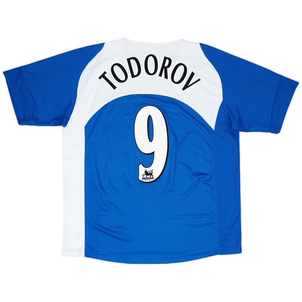 2005-06 Portsmouth Home Shirt Todorov #9 - 8/10 - (L)