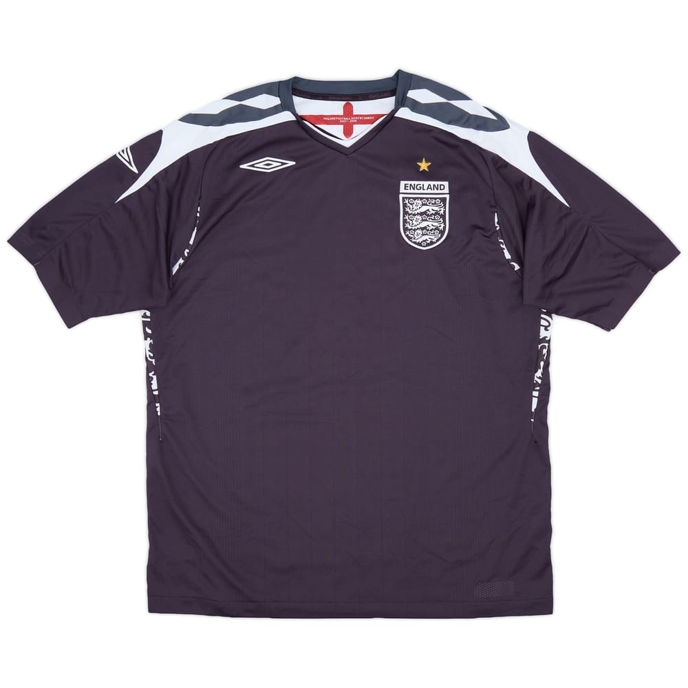 2007-09 England GK S/S Shirt - 9/10 - (XL)