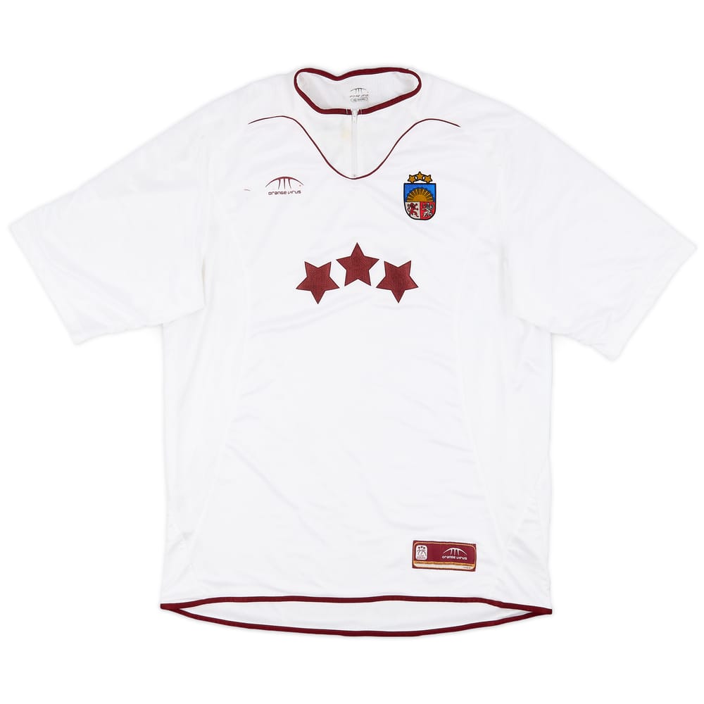 2000s Latvia Basketball 1/4 Zip Training Shirt - 6/10 - (XXL)