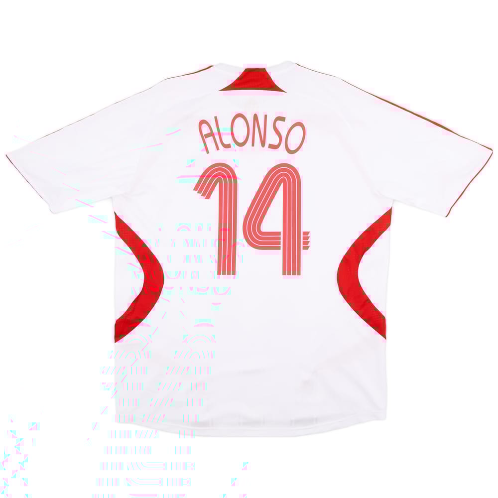 2007-08 Liverpool Away Shirt Alonso #14 - 7/10 - (XL)