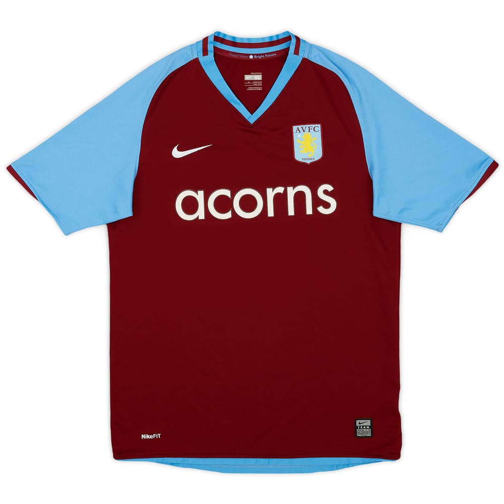 2008-09 Aston Villa Home Shirt - 6/10 - (XL.Boys)