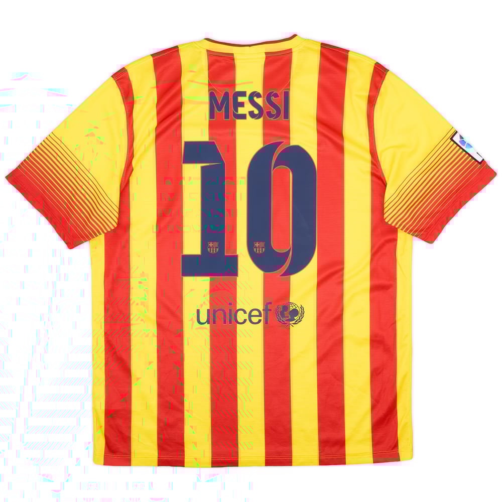 2013-15 Barcelona Away Shirt Messi #10 (XL)