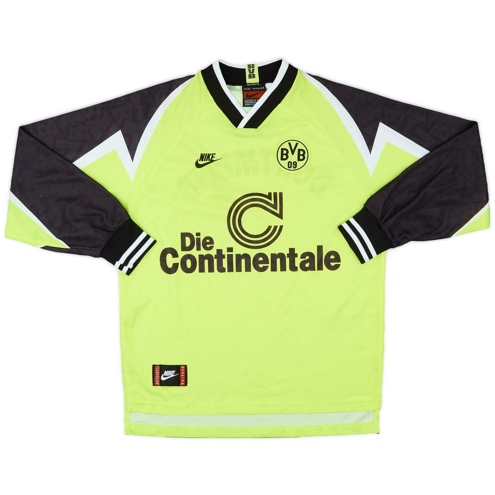 1995-96 Borussia Dortmund Home L/S Shirt - 8/10 - (M)