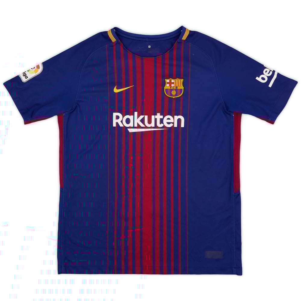 2017-18 Barcelona Home Shirt - 6/10 - (XL.Boys)