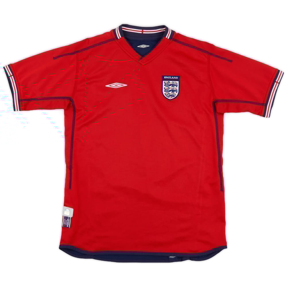 2002-04 England Away Shirt - 8/10 - (L.Boys)