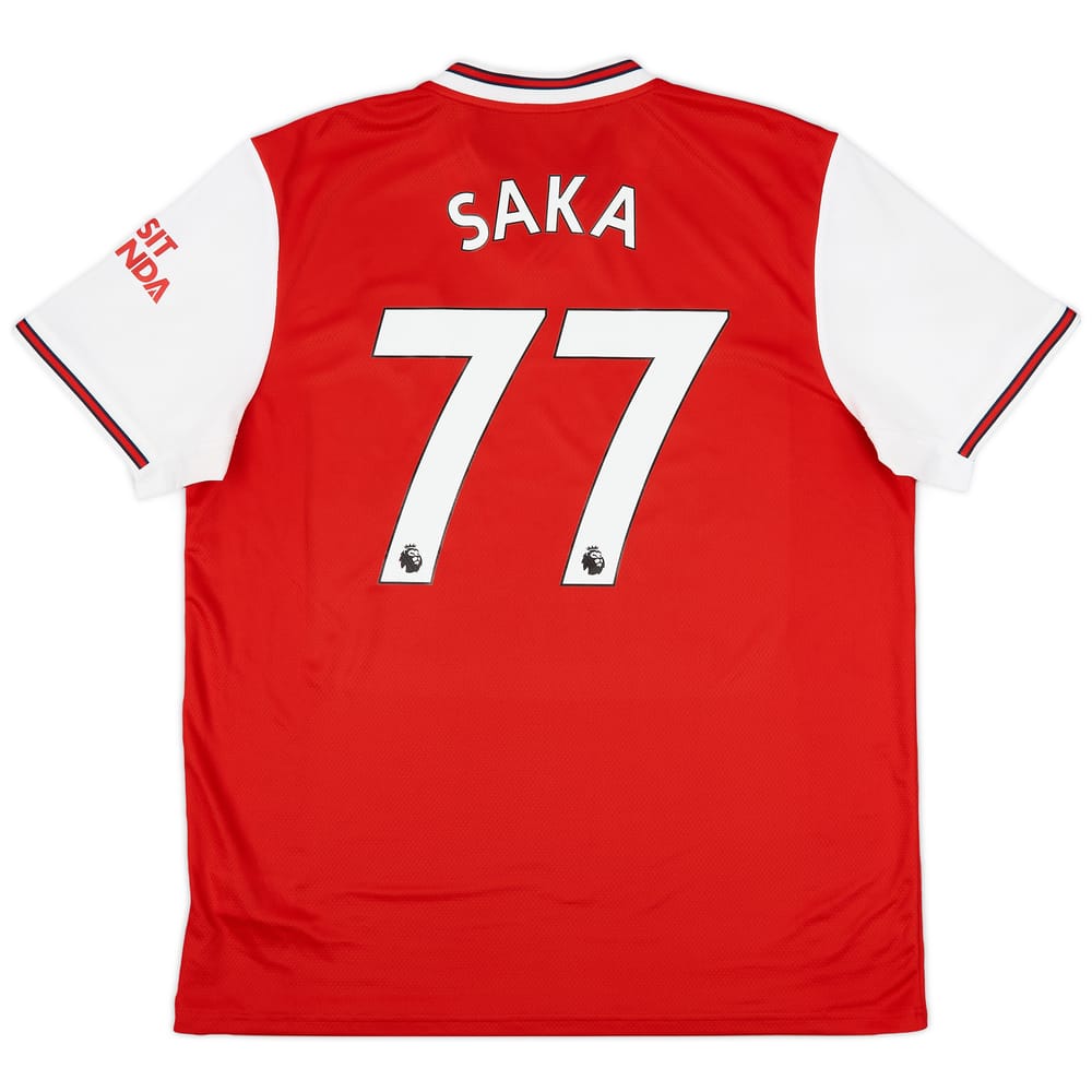2019-20 Arsenal Home Shirt Saka #77 - 10/10 - (XL)