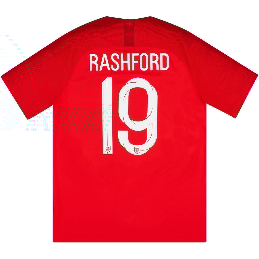 2018-19 England Away Shirt Rashford #19