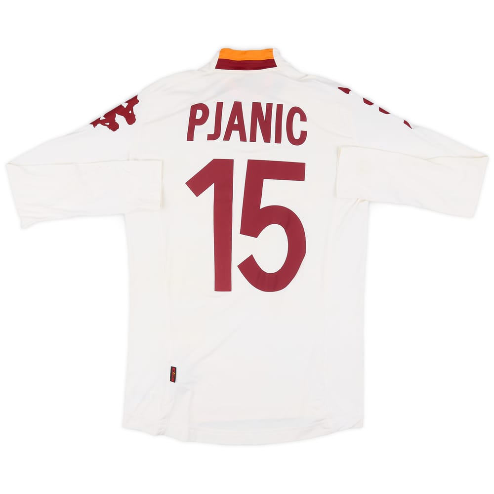 2012-13 Roma Away L/S Shirt Pjanic #15 - 6/10 - (M)