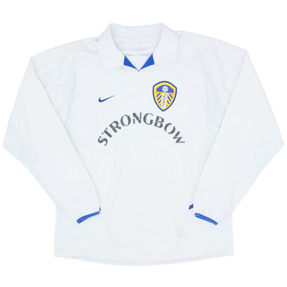 2002-03 Leeds United Home L/S Shirt - 5/10 - (M)