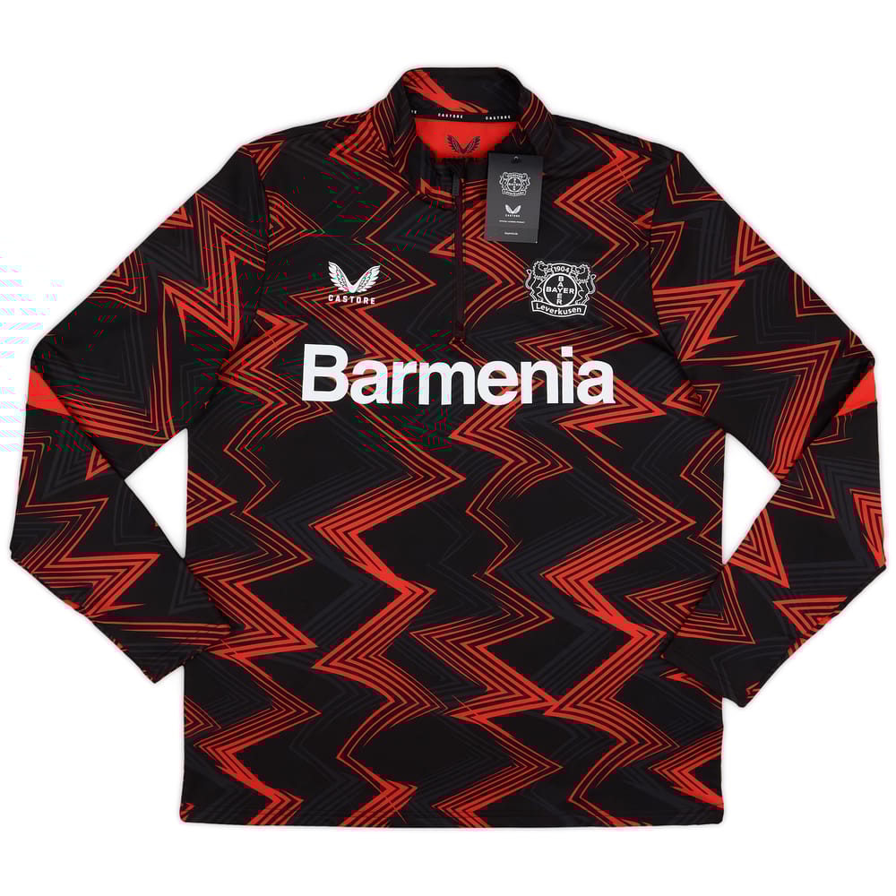 2024-25 Bayer Leverkusen Castore 1/4 Zip Pre-Match Top