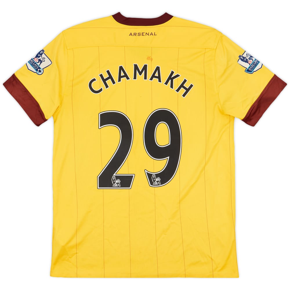 2010-13 Arsenal Away Shirt Chamakh #29 - 6/10 - (M)