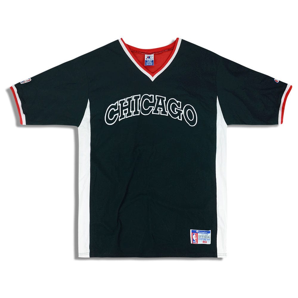 1990s Authentic Chicago Bulls Champion Shooting Shirt XL