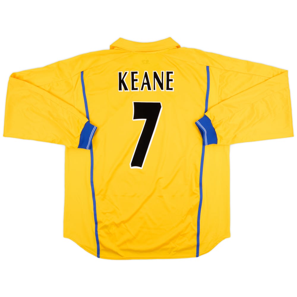 2000-02 Leeds United Away L/S Shirt Keane #7 - 9/10 - (XL)