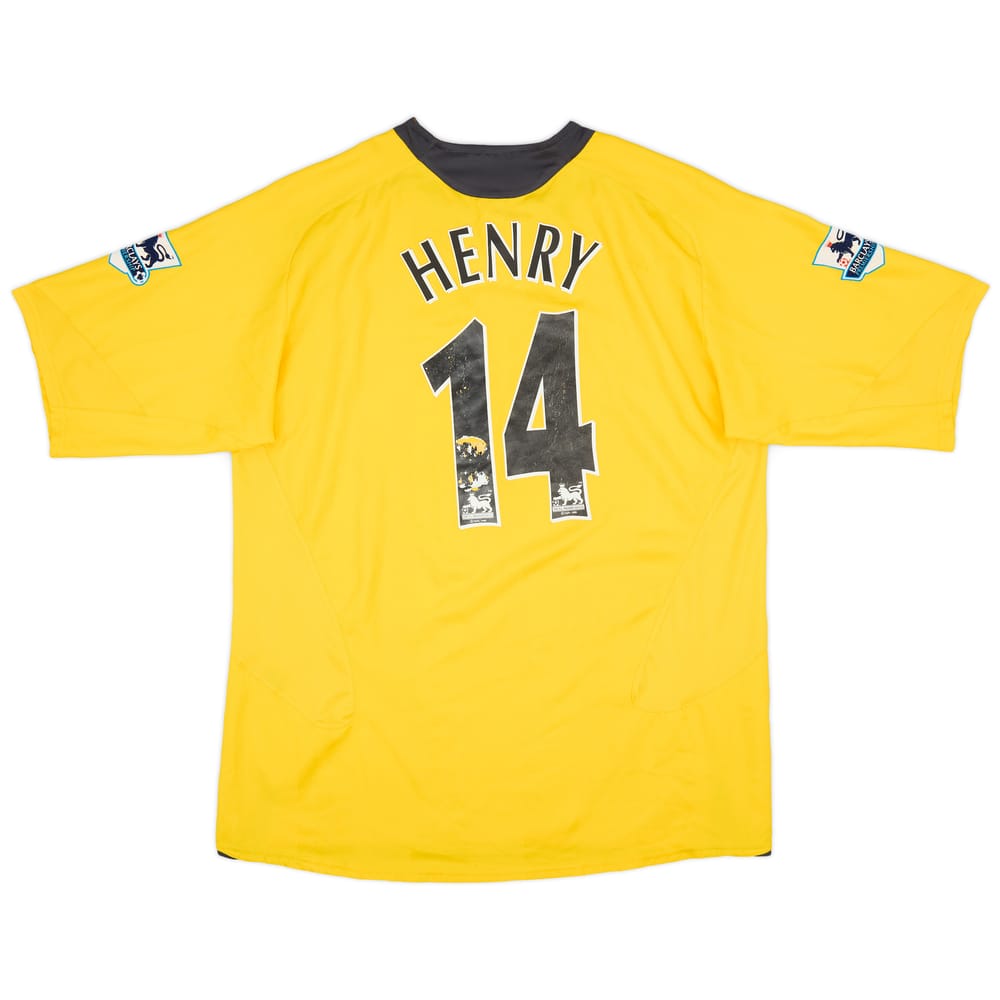 2006-07 Arsenal Away Shirt Henry #14 - 5/10 - (XL)