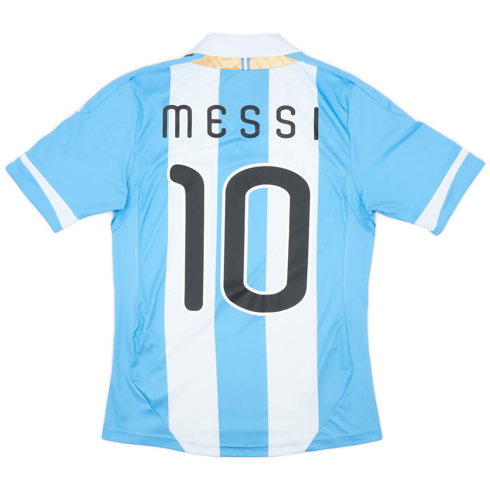 2011-13 Argentina Home Shirt Messi #10 - 9/10 - (S)