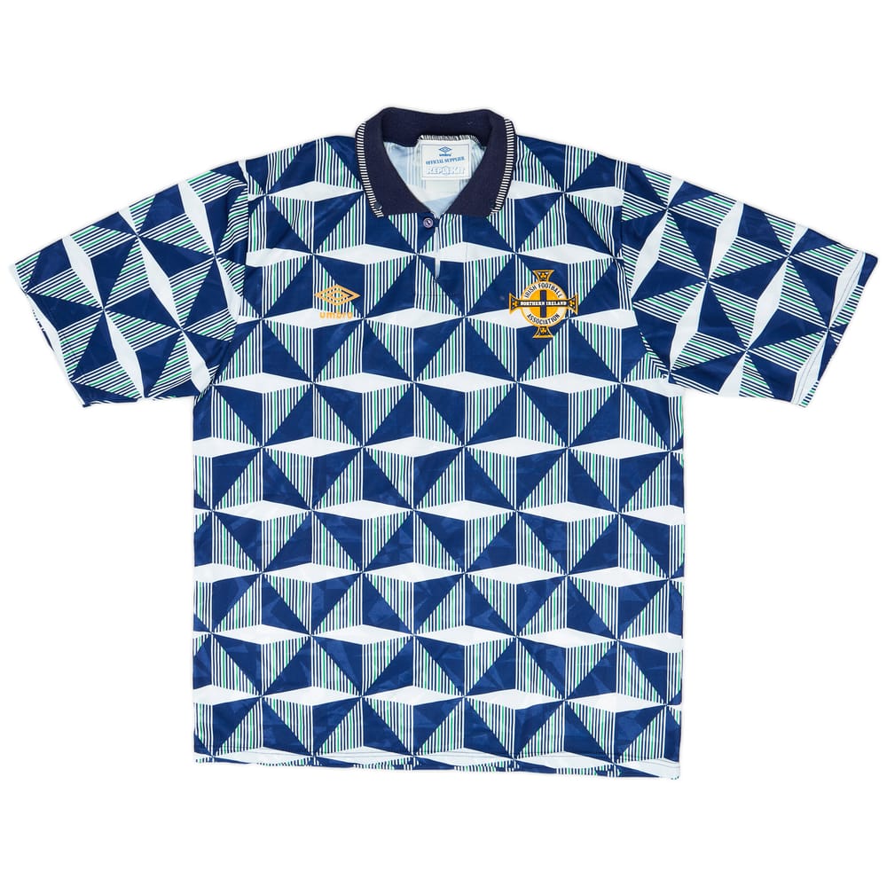 1990-92 Northern Ireland Away Shirt - 9/10 - (L)