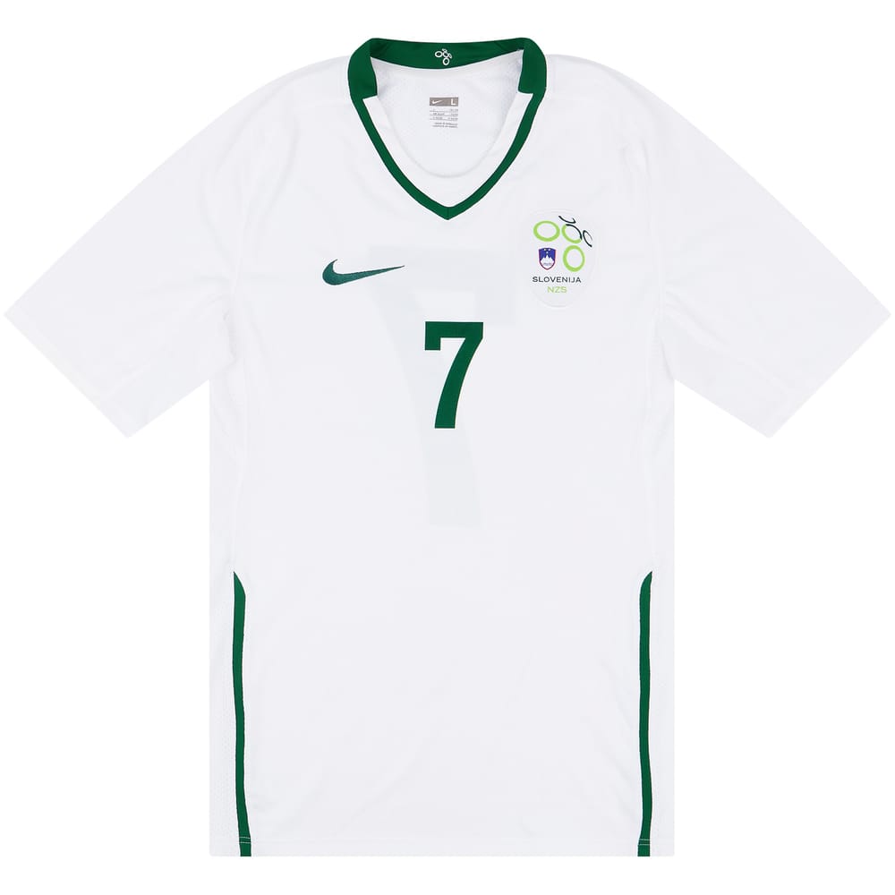2008-10 Slovenia Match Issue Home Shirt #7