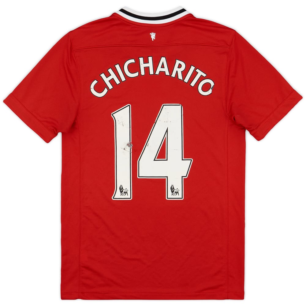 2011-12 Manchester United Home Shirt Chicharito #14 - 5/10 - (S)