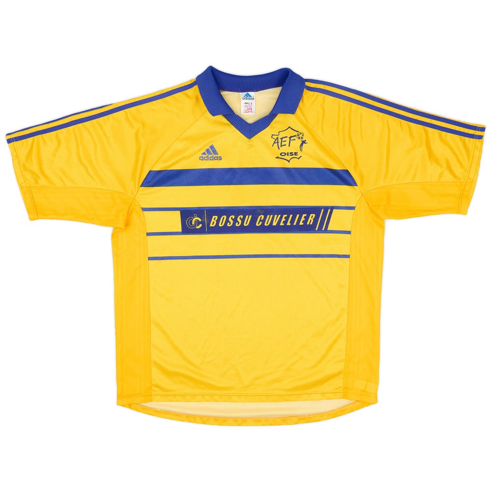 1990s adidas Template Shirt (AEF Oise) #8 - 8/10 - (XL)