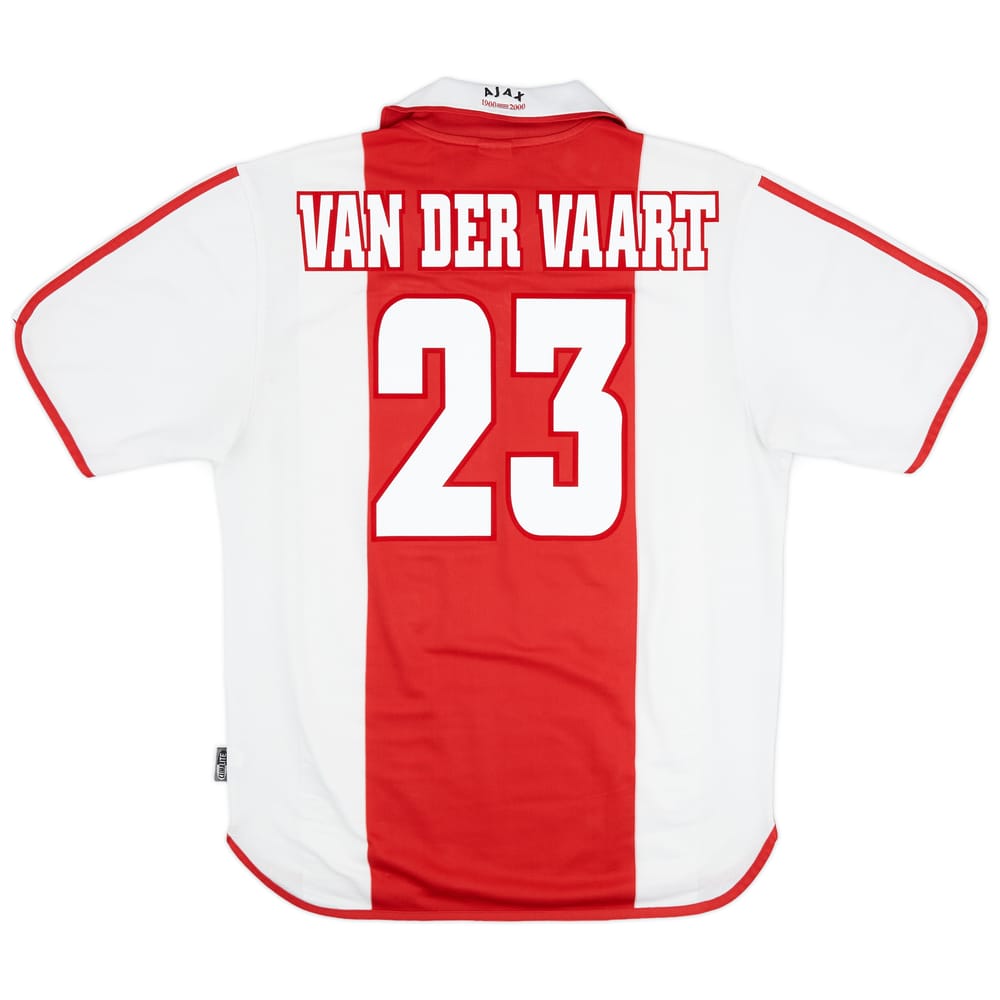 2000-01 Ajax Centenary Home Shirt Van Der Vaart #23 - 9/10 - (L)