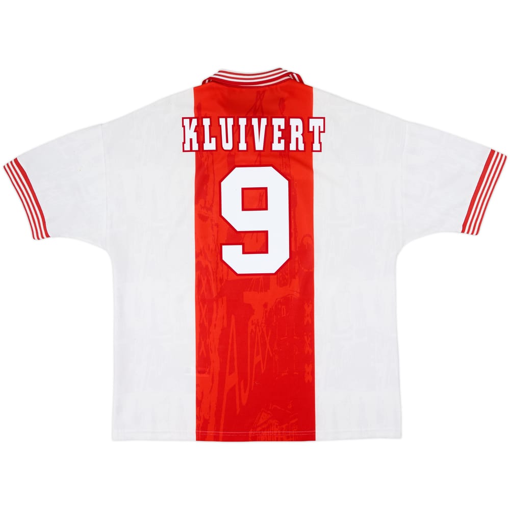 1996-97 Ajax Home Shirt Kluivert #9 - 7/10 - (XXL)