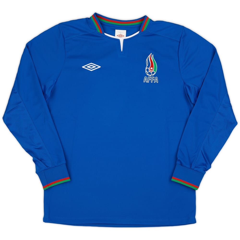 2012 Azerbaijan Home L/S Shirt - 9/10 - (M)