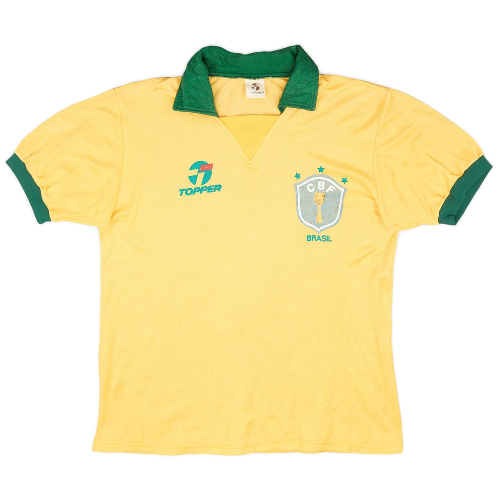 1990 Brazil Home Shirt - 8/10 - (M)