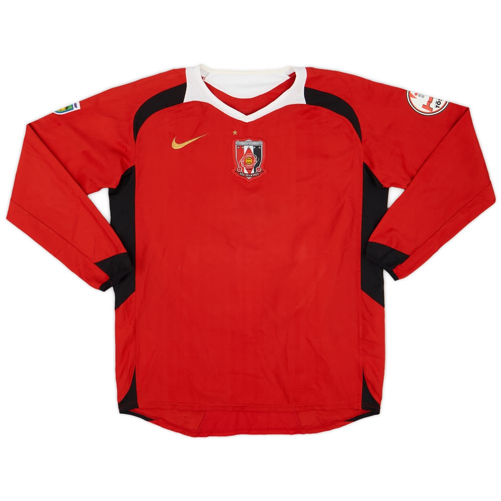 2006 Urawa Red Diamonds Home L/S Shirt - 3/10 - (S)