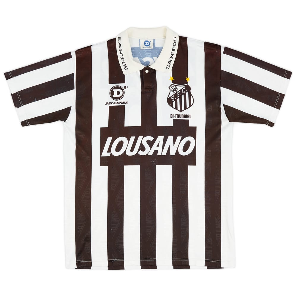 1994-95 Santos Away Shirt #10 - 8/10 - (L)