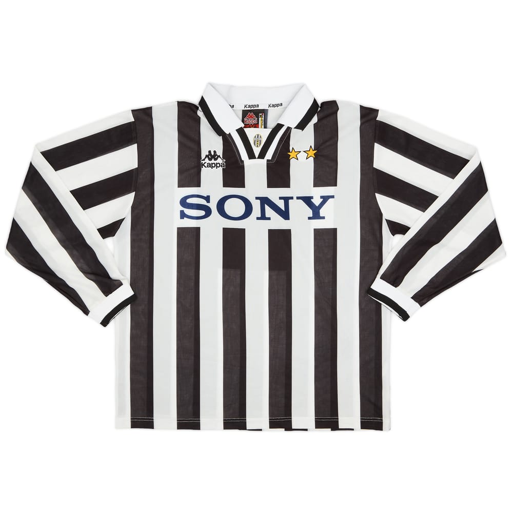 1995-97 Juventus Home L/S Shirt - 8/10 - (XL)