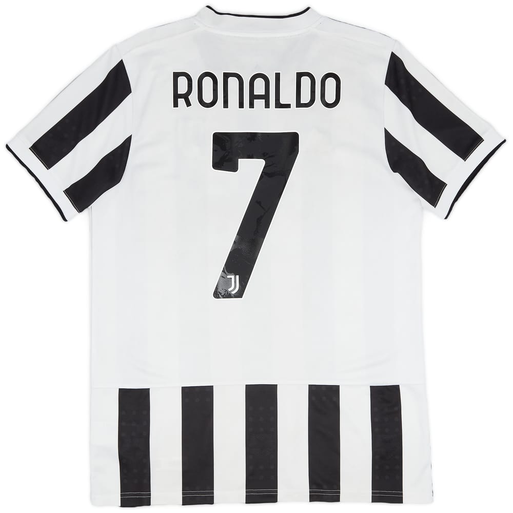 2021-22 Juventus Home Shirt Ronaldo #7 - 8/10 - (M)