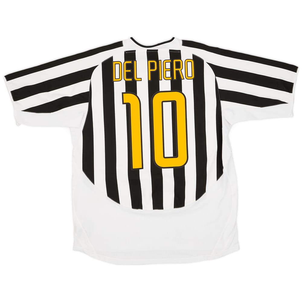 2003-04 Juventus Home Shirt Del Piero #10 - 9/10 - (XL)
