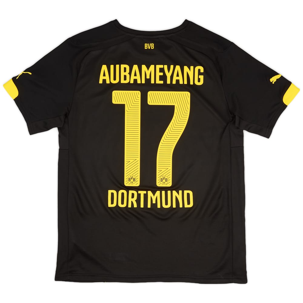 2014-16 Borussia Dortmund Away Shirt Aubameyang #17 - 9/10 - (M)