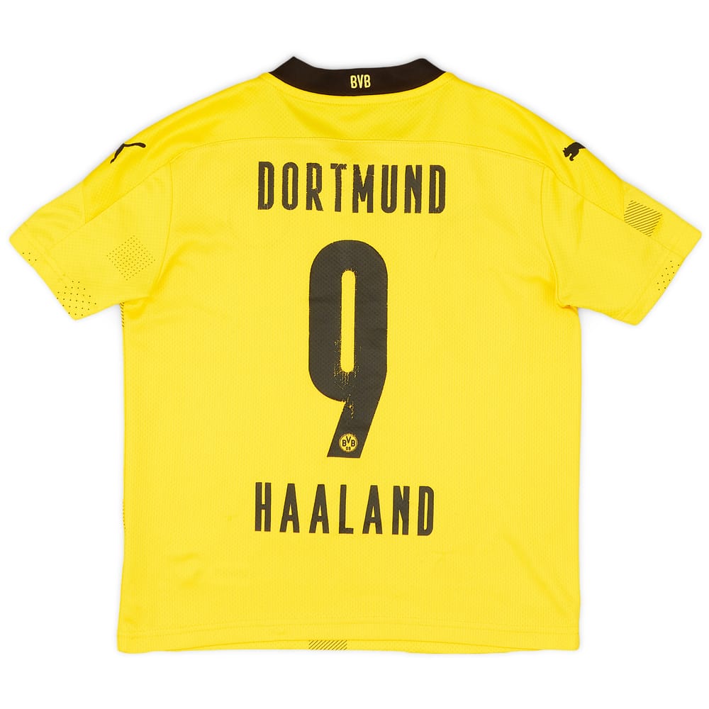 2020-21 Borussia Dortmund European Shirt Haaland #9 - 7/10 - (S.Boys)