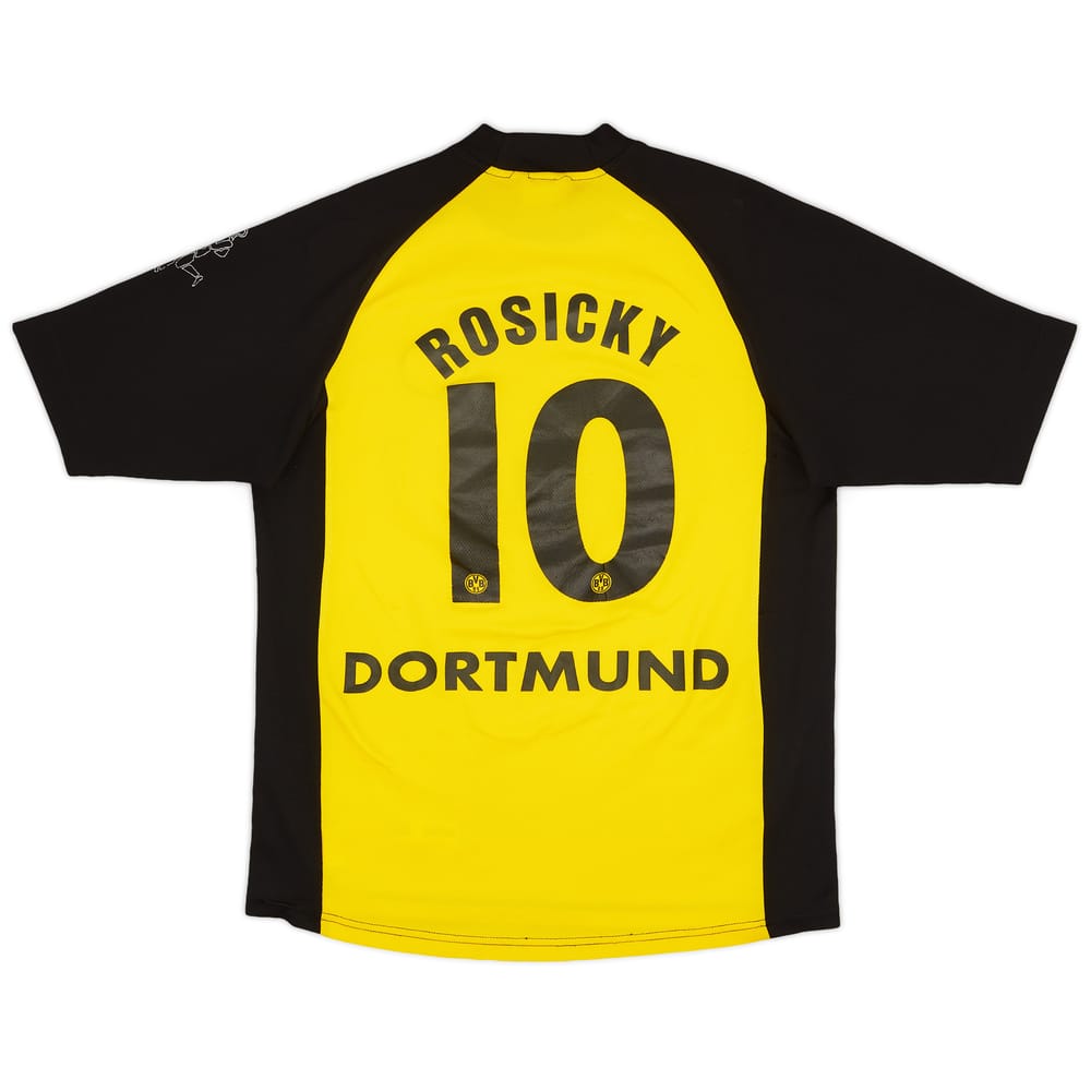 2001-02 Borussia Dortmund Home Shirt Rosicky #10 - 6/10 - (M)