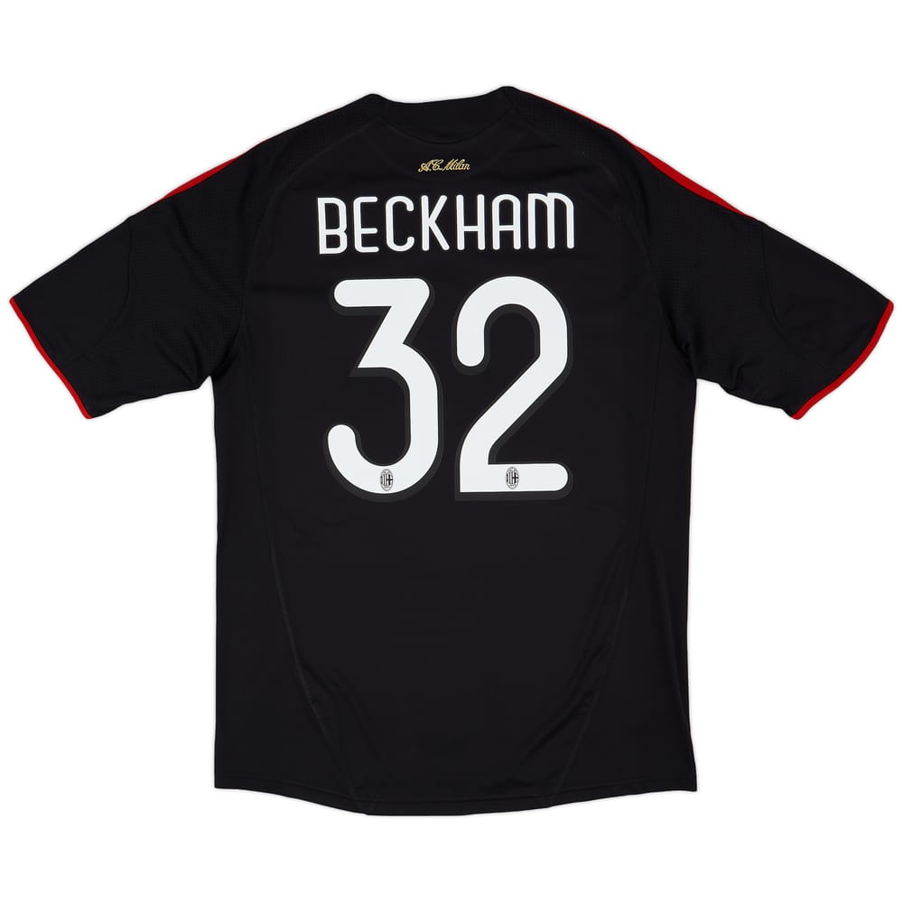 2009-10 AC Milan Third Shirt Beckham #32 - 8/10 - (XL)