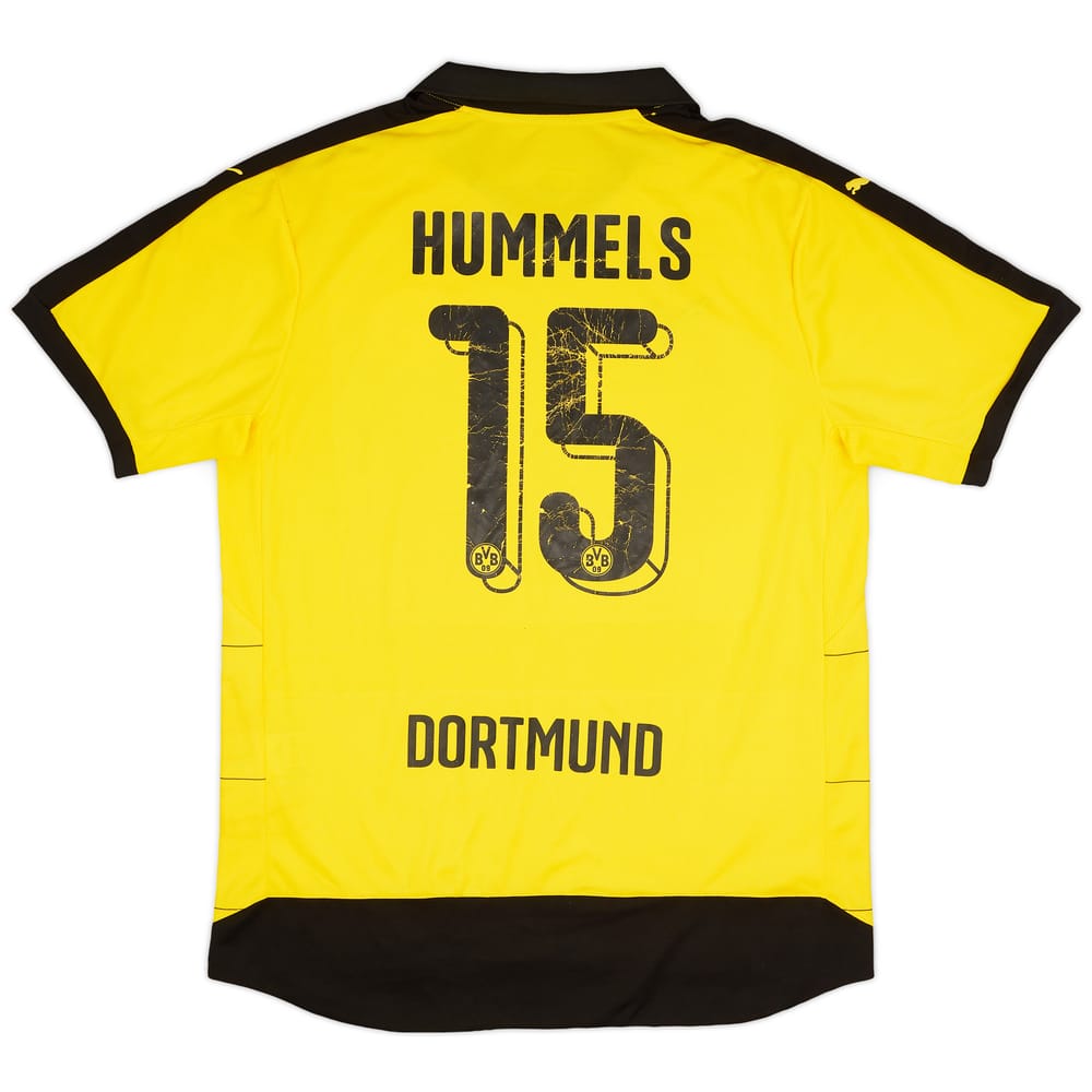 2015-16 Borussia Dortmund Home Shirt Hummels #15 - 5/10 - (XL)