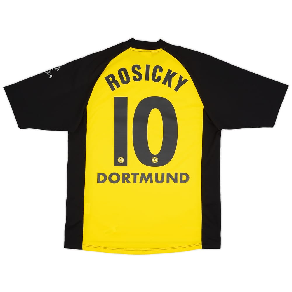 2001-02 Borussia Dortmund Home Shirt Rosicky #10 - 9/10 - (M)