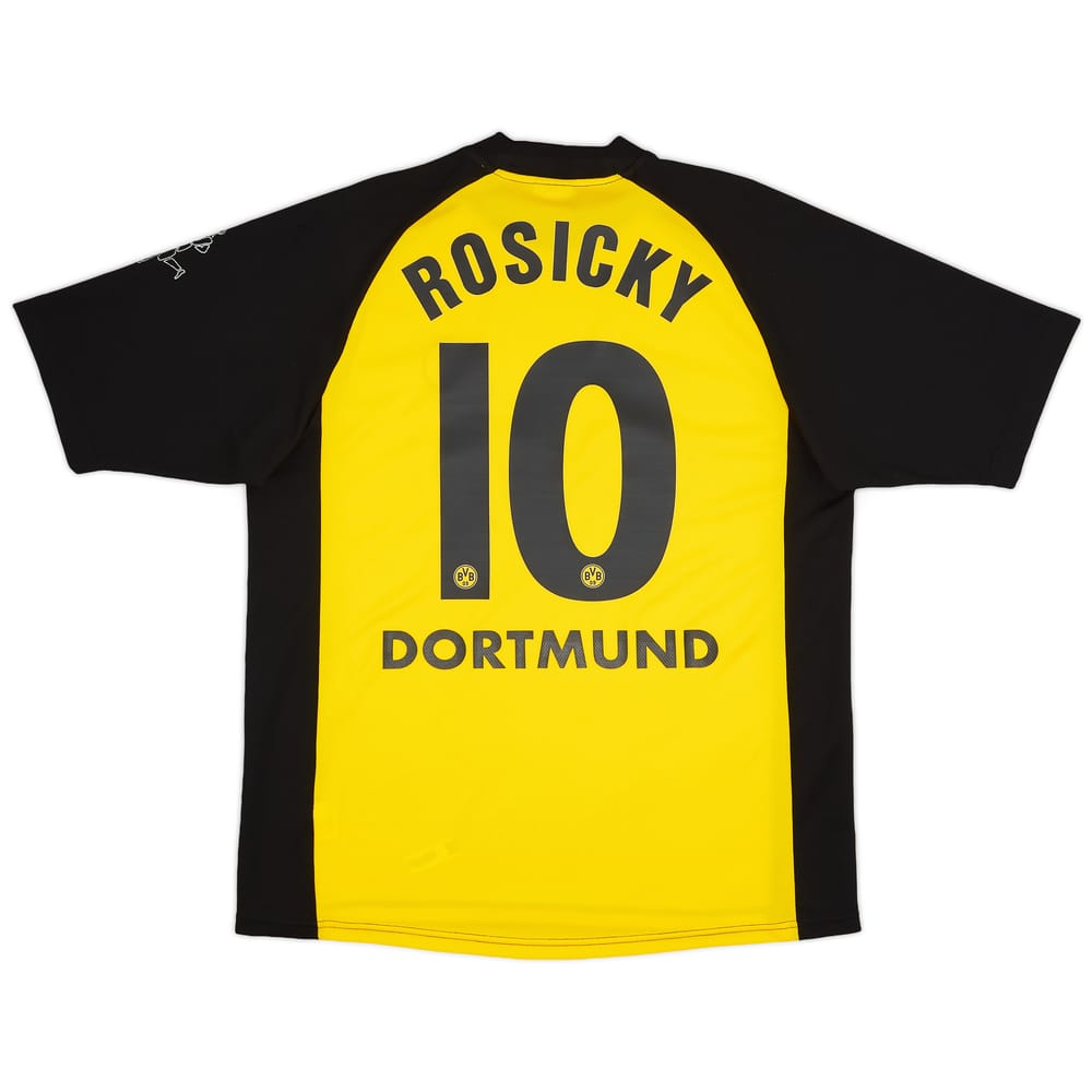 2001-02 Borussia Dortmund Home Shirt Rosicky #10 - 8/10 - (L)