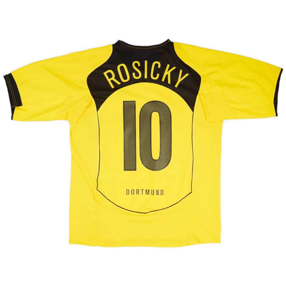 2004-05 Borussia Dortmund Home Shirt Rosicky #10 - 8/10 - (L)