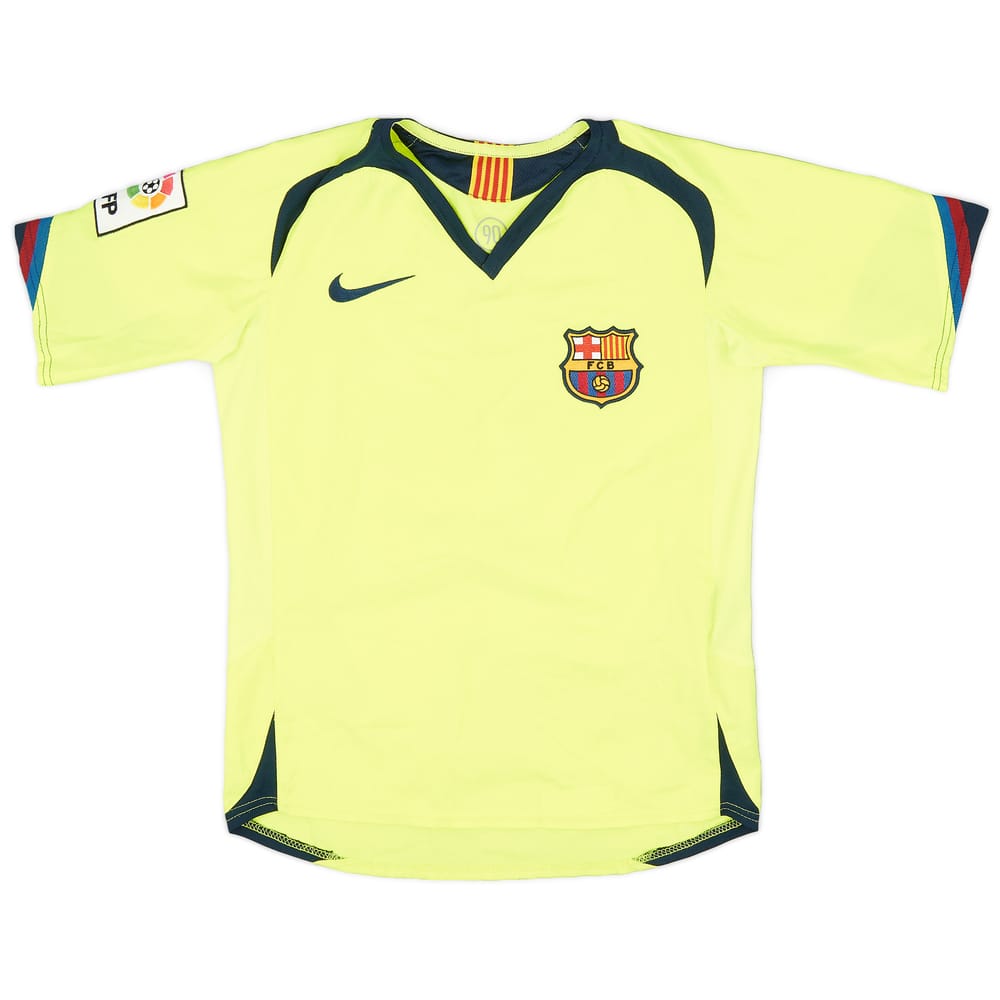 2005-06 Barcelona Away Shirt - 8/10 - (S.Boys)