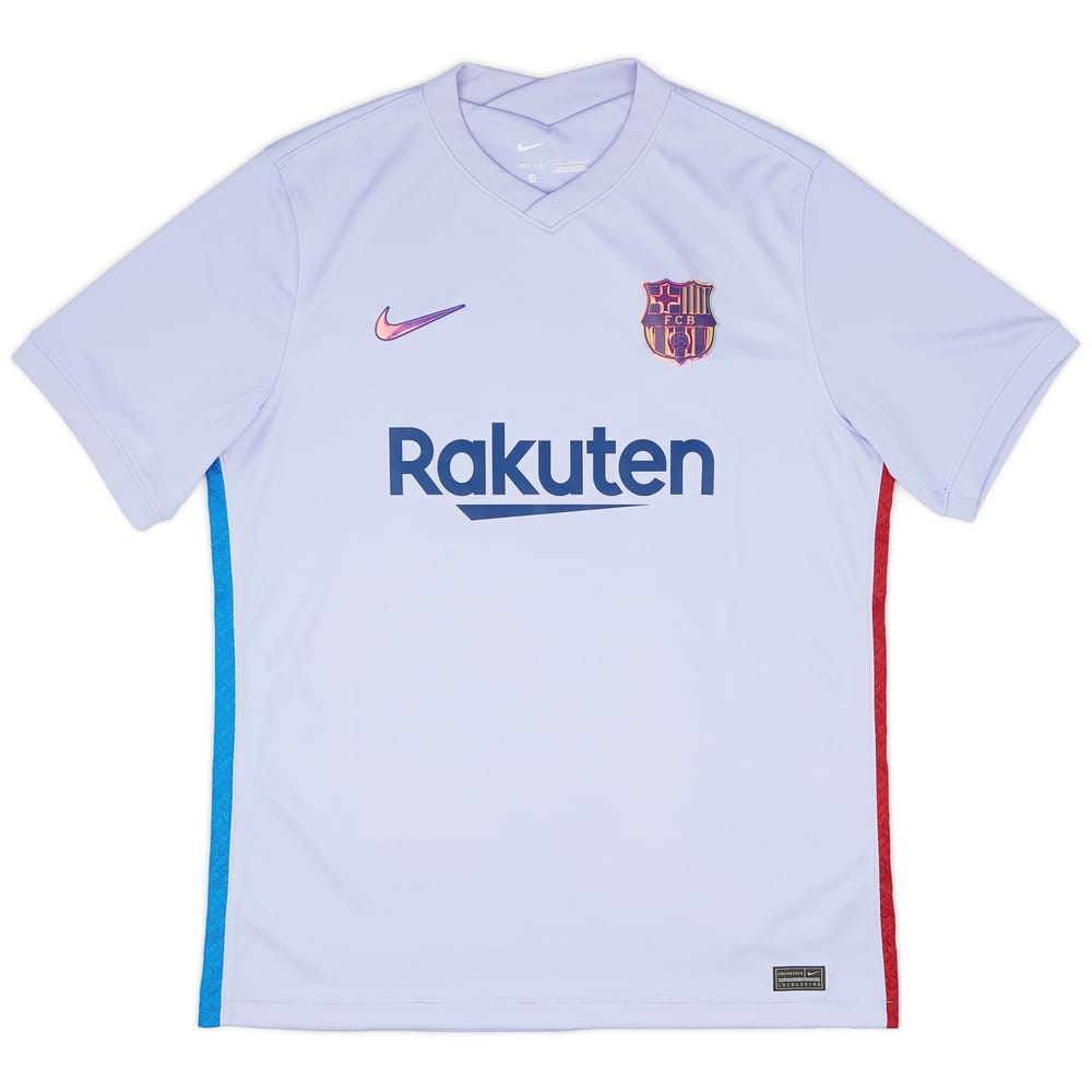2021-22 Barcelona Away Shirt - 9/10 - (L)