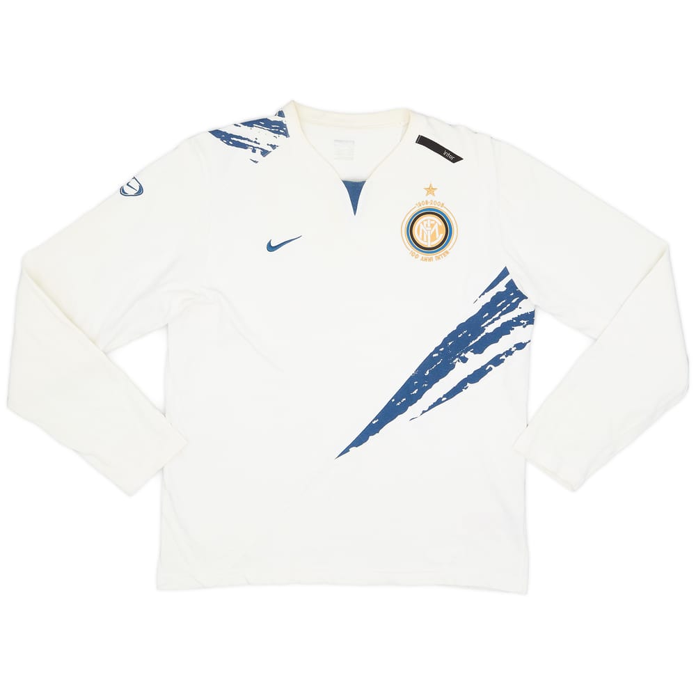2007-08 Inter Milan Nike Anniversary Training L/S Shirt - 8/10 - (M)