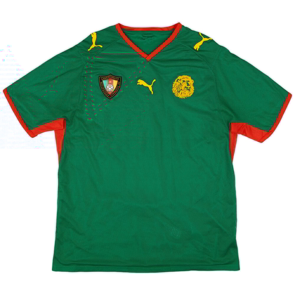 2008-09 Cameroon Player Issue Home Shirt - 9/10 - (L)